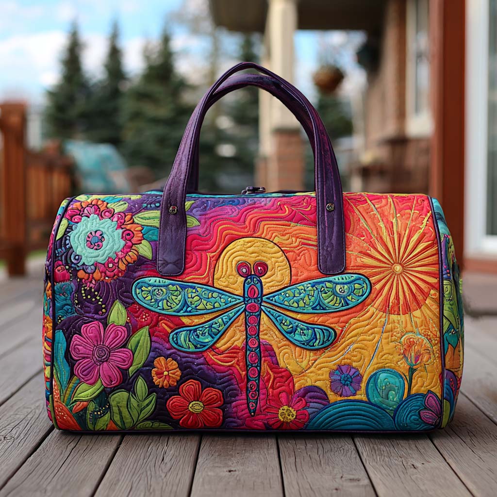 Boho gezoem — gewatteerde weekendtas