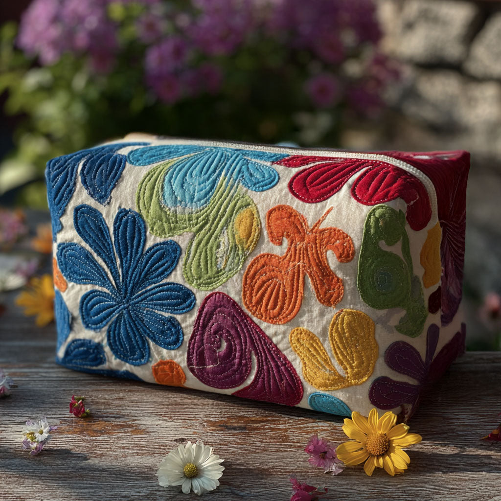 Gloed van harmonie — gewatteerde make-uptas